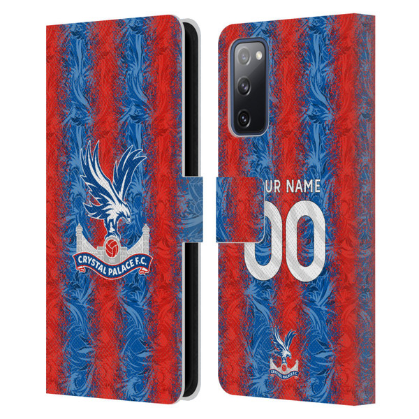 Custom Customised Personalised Crystal Palace Football Club 2024/25 Kit Home Leather Book Wallet Case Cover For Samsung Galaxy S20 FE / 5G Custom Customised Personalised Crystal Palace Football Club 2024/25 Kit Home Leather Book Wallet Case Cover For Samsung Galaxy S20 FE / 5G
