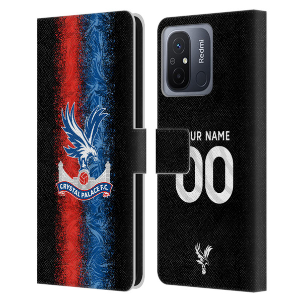 Custom Customised Personalised Crystal Palace Football Club 2024/25 Kit Third Leather Book Wallet Case Cover For Xiaomi Redmi 12C Custom Customised Personalised Crystal Palace Football Club 2024/25 Kit Third Leather Book Wallet Case Cover For Xiaomi Redmi 12C