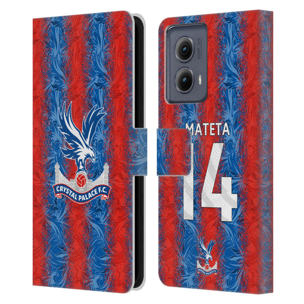 Crystal Palace FC 2024/25 Players Home Kit Jean-Philippe Mateta Leather Book Wallet Case Cover For Motorola Edge (2024) Crystal Palace FC 2024/25 Players Home Kit Jean-Philippe Mateta Leather Book Wallet Case Cover For Motorola Edge (2024)