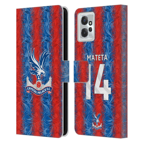 Crystal Palace FC 2024/25 Players Home Kit Jean-Philippe Mateta Leather Book Wallet Case Cover For Motorola Moto G Power (2023)