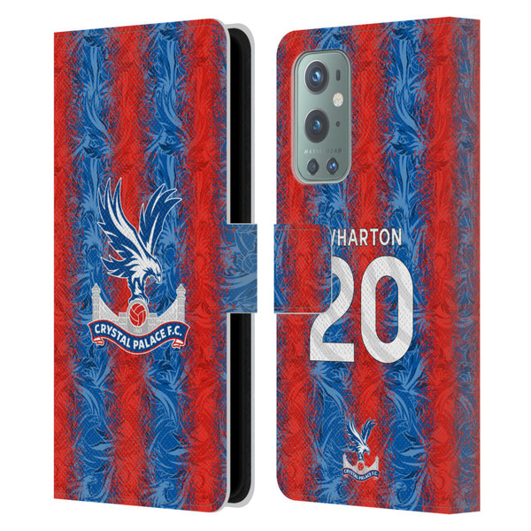 Crystal Palace FC 2024/25 Players Home Kit Adam Wharton Leather Book Wallet Case Cover For OnePlus 9