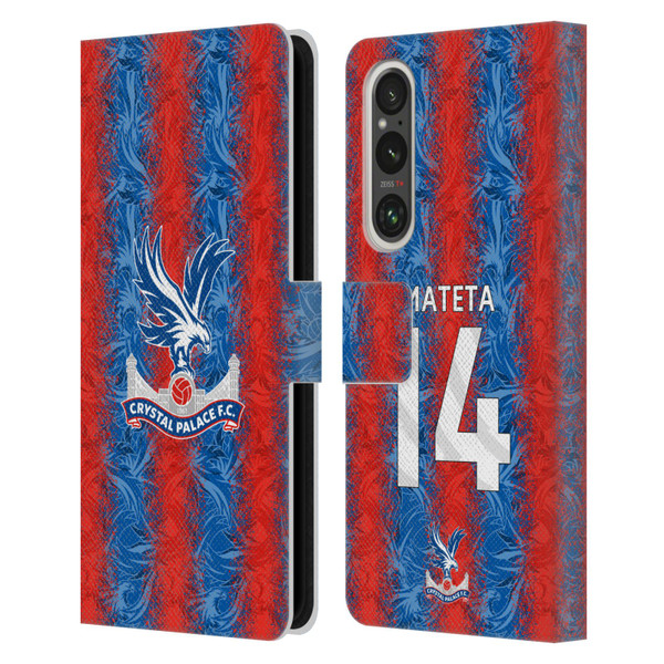 Crystal Palace FC 2024/25 Players Home Kit Jean-Philippe Mateta Leather Book Wallet Case Cover For Sony Xperia 1 V 5G Crystal Palace FC 2024/25 Players Home Kit Jean-Philippe Mateta Leather Book Wallet Case Cover For Sony Xperia 1 V 5G