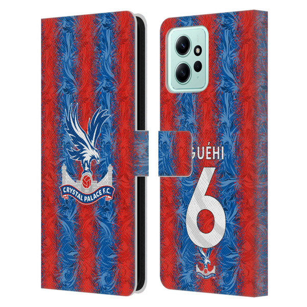 Crystal Palace FC 2024/25 Players Home Kit Marc Guéhi Leather Book Wallet Case Cover For Xiaomi Redmi 12