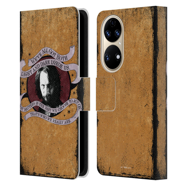 Harry Potter Dementors Kiss Sirius Black Leather Book Wallet Case Cover For Huawei P50
