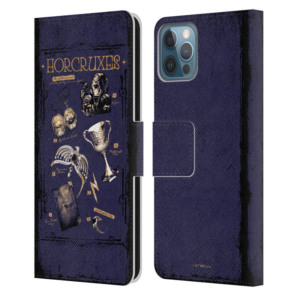 Harry Potter Dementors Kiss Horcruxes Leather Book Wallet Case Cover For Apple iPhone 12 / iPhone 12 Pro