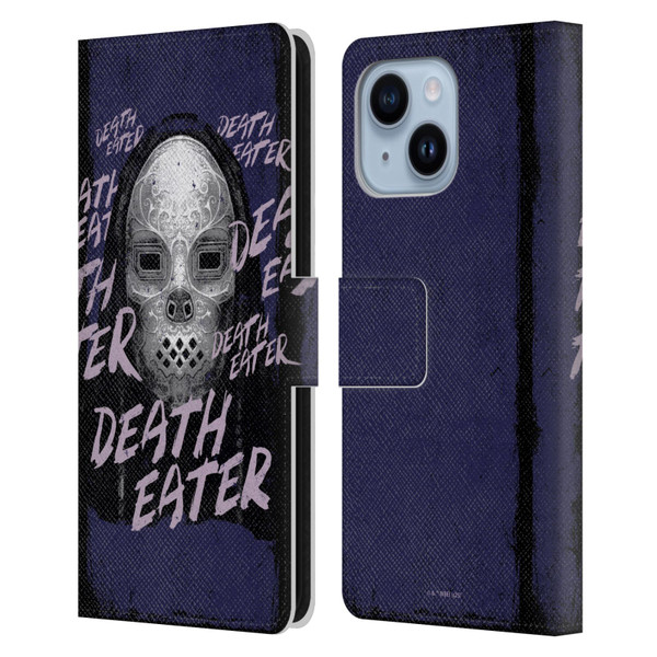 Harry Potter Dementors Kiss Death Eater Leather Book Wallet Case Cover For Apple iPhone 14 Plus