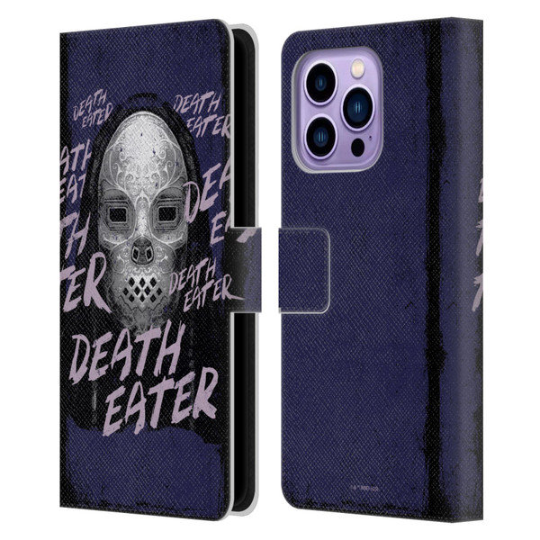 Harry Potter Dementors Kiss Death Eater Leather Book Wallet Case Cover For Apple iPhone 14 Pro Max