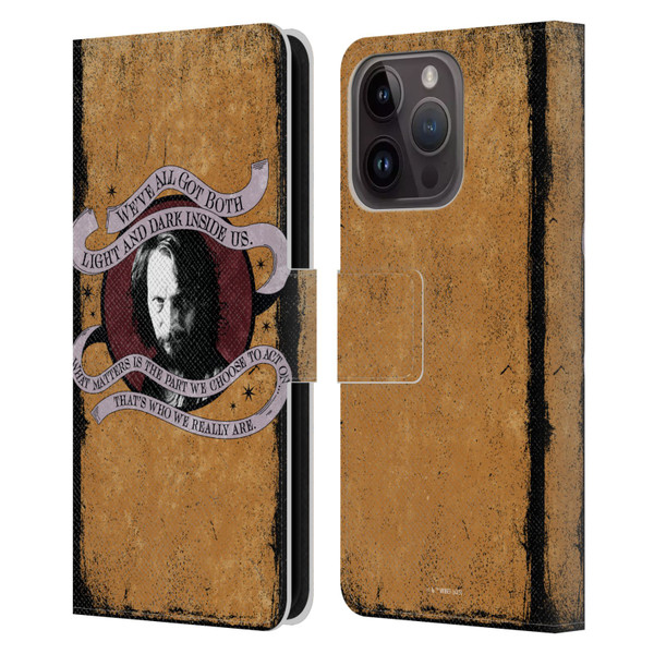 Harry Potter Dementors Kiss Sirius Black Leather Book Wallet Case Cover For Apple iPhone 15 Pro