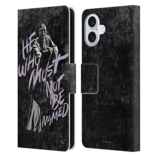 Harry Potter Dementors Kiss Voldemort Leather Book Wallet Case Cover For Apple iPhone 16 Plus