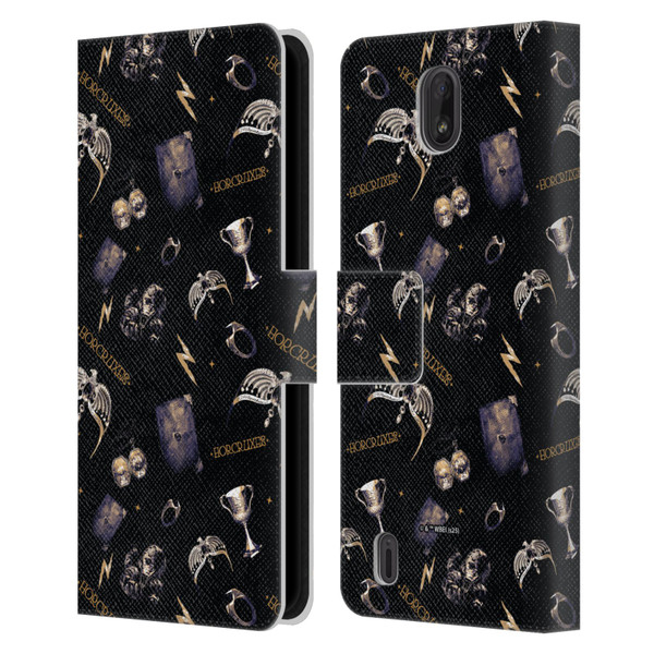 Harry Potter Dementors Kiss Horcruxes Pattern Leather Book Wallet Case Cover For Nokia C01 Plus/C1 2nd Edition