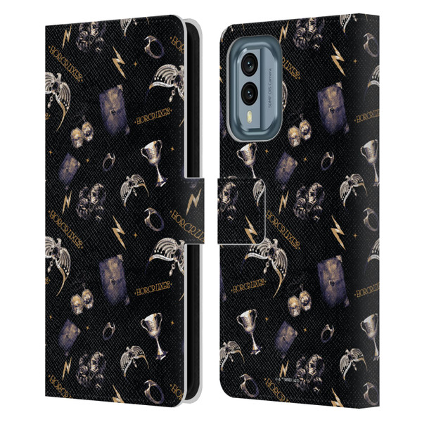 Harry Potter Dementors Kiss Horcruxes Pattern Leather Book Wallet Case Cover For Nokia X30