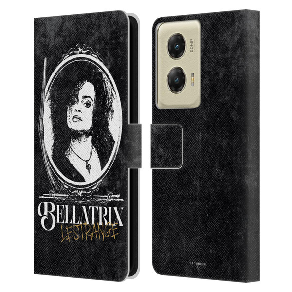 Harry Potter Dementors Kiss Bellatrix Lestrange Leather Book Wallet Case Cover For Motorola Moto G Stylus 5G (2024)