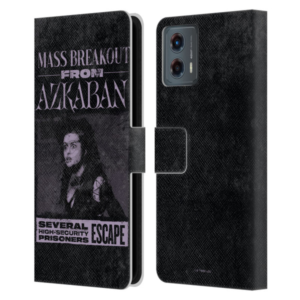 Harry Potter Dementors Kiss Breakout From Azkaban Leather Book Wallet Case Cover For Motorola Moto G (2023)