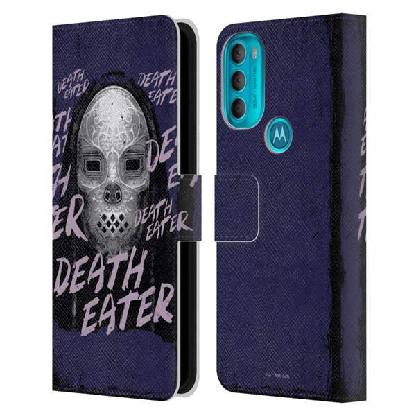 Harry Potter Dementors Kiss Death Eater Leather Book Wallet Case Cover For Motorola Moto G71 5G