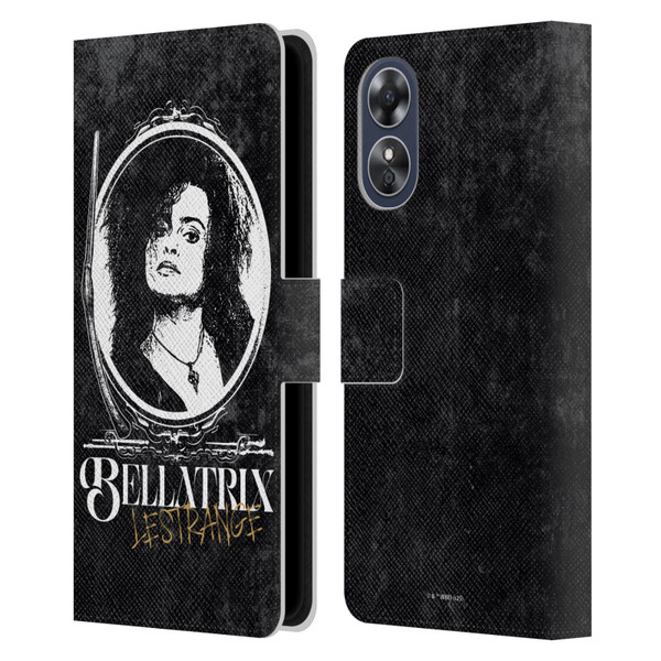 Harry Potter Dementors Kiss Bellatrix Lestrange Leather Book Wallet Case Cover For OPPO A17