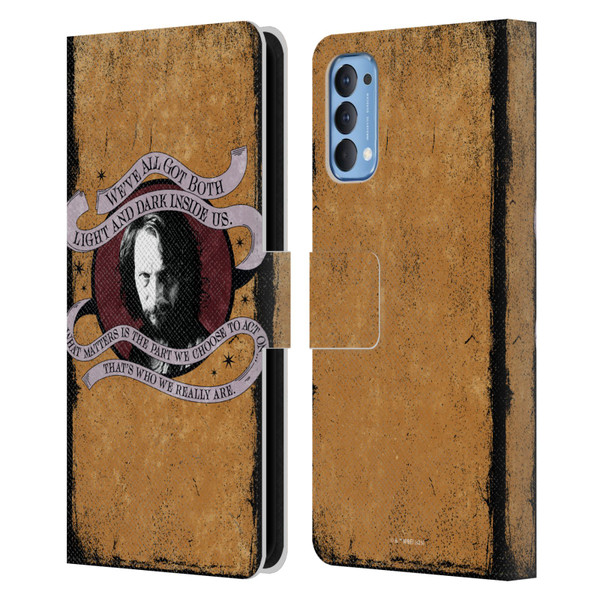 Harry Potter Dementors Kiss Sirius Black Leather Book Wallet Case Cover For OPPO Reno 4 5G