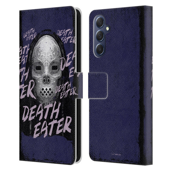 Harry Potter Dementors Kiss Death Eater Leather Book Wallet Case Cover For Samsung Galaxy M54 5G