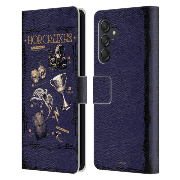 Harry Potter Dementors Kiss Horcruxes Leather Book Wallet Case Cover For Samsung Galaxy M55 5G