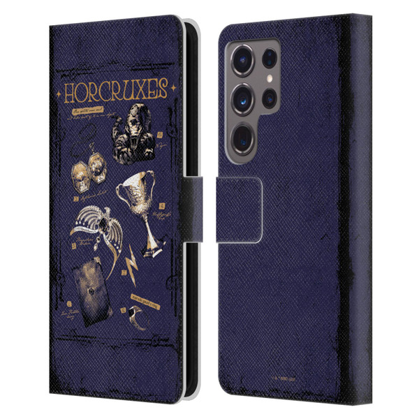 Harry Potter Dementors Kiss Horcruxes Leather Book Wallet Case Cover For Samsung Galaxy S24 Ultra 5G