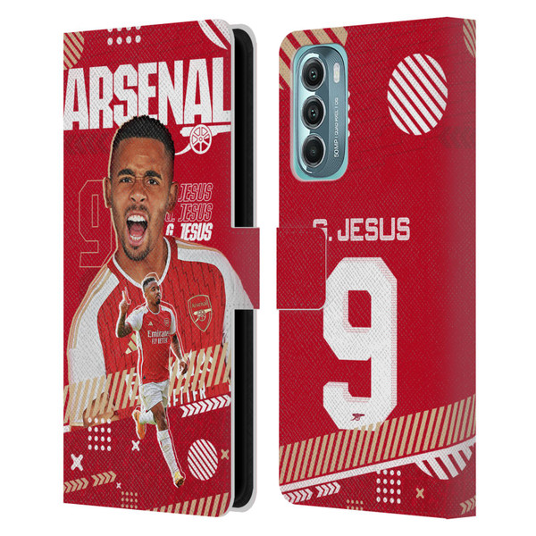 Arsenal FC 2023/24 First Team Gabriel Jesus Leather Book Wallet Case Cover For Motorola Moto G Stylus 5G (2022) Arsenal FC 2023/24 First Team Gabriel Jesus Leather Book Wallet Case Cover For Motorola Moto G Stylus 5G (2022)