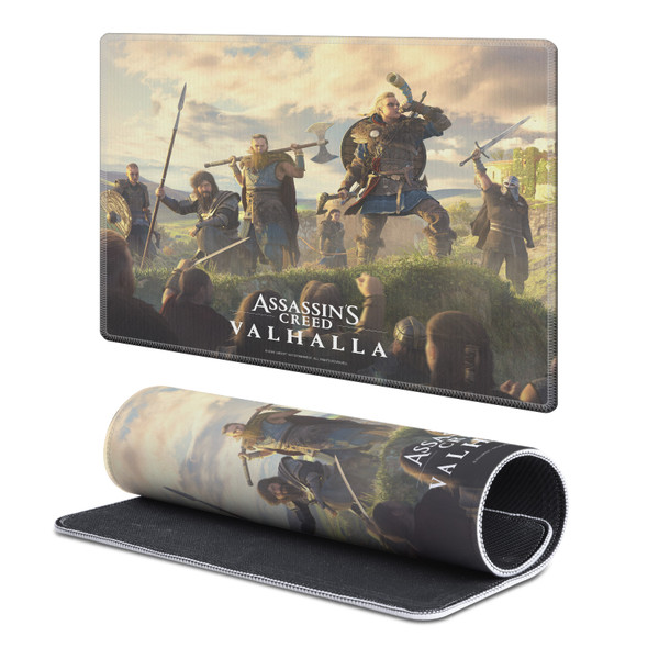 Assassin's Creed Valhalla Graphics Female Eivor Raid Leader Gaming Office Desk PC Keyboard Mouse Mat Pad - S