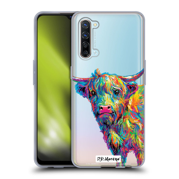 P.D. Moreno Animals II Reuben The Highland Cow Soft Gel Case for OPPO Find X2 Lite 5G