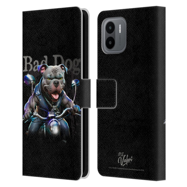 D.S. Valori Kitty And Puppy Bad Dog Leather Book Wallet Case Cover For Xiaomi Redmi A2