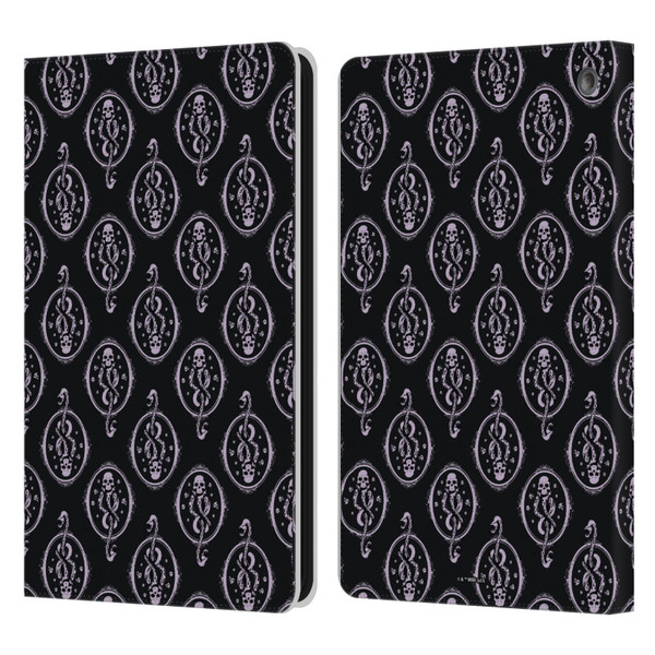 Harry Potter Dementors Kiss Death Eater Pattern Leather Book Wallet Case Cover For Amazon Fire HD 8/Fire HD 8 Plus 2020
