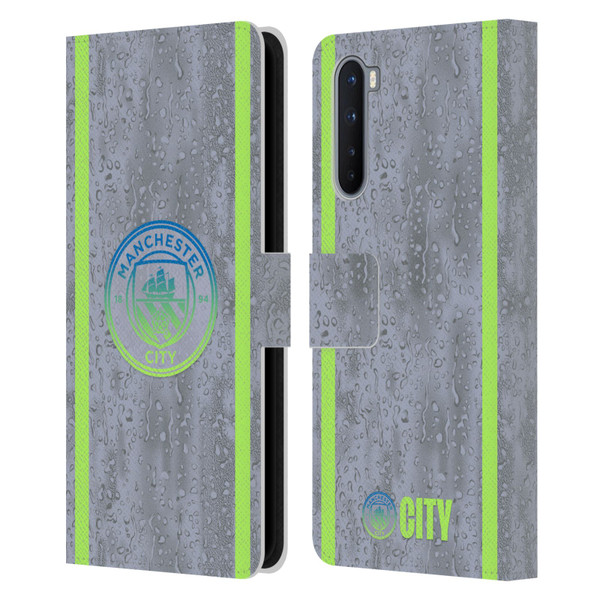 Manchester City Man City FC 2025/26 Badge Kit Third Leather Book Wallet Case Cover For OnePlus Nord 5G