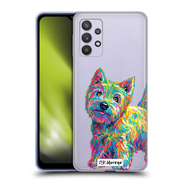 P.D. Moreno Animals II Marvin The Westie Dog Soft Gel Case for Samsung Galaxy A32 5G / M32 5G (2021)