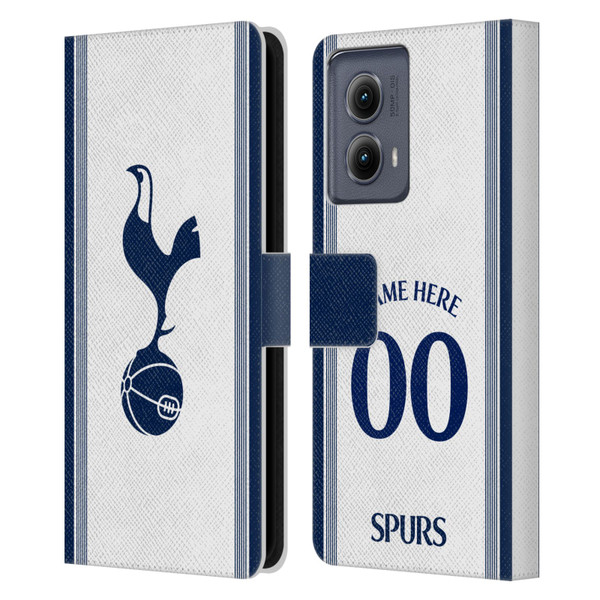 Custom Customised Personalised Tottenham Hotspur F.C. 2024/25 Badge Kit Home Leather Book Wallet Case Cover For Motorola Edge (2024) Custom Customised Personalised Tottenham Hotspur F.C. 2024/25 Badge Kit Home Leather Book Wallet Case Cover For Motorola Edge (2024)