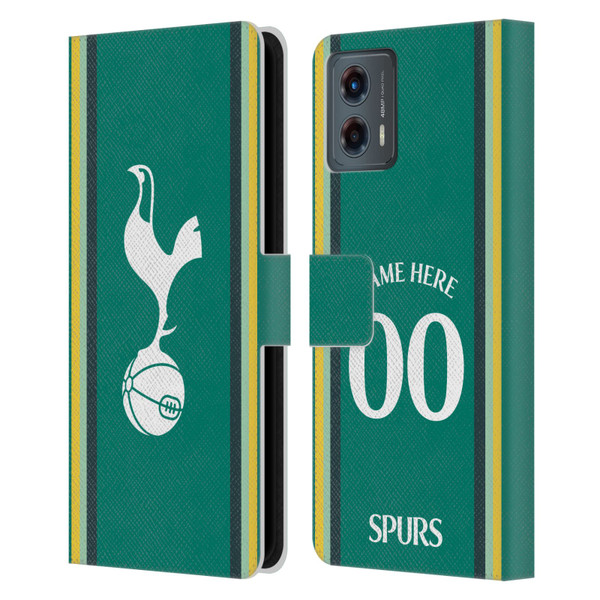 Custom Customised Personalised Tottenham Hotspur F.C. 2024/25 Badge Kit Third Leather Book Wallet Case Cover For Motorola Moto G (2023) Custom Customised Personalised Tottenham Hotspur F.C. 2024/25 Badge Kit Third Leather Book Wallet Case Cover For Motorola Moto G (2023)