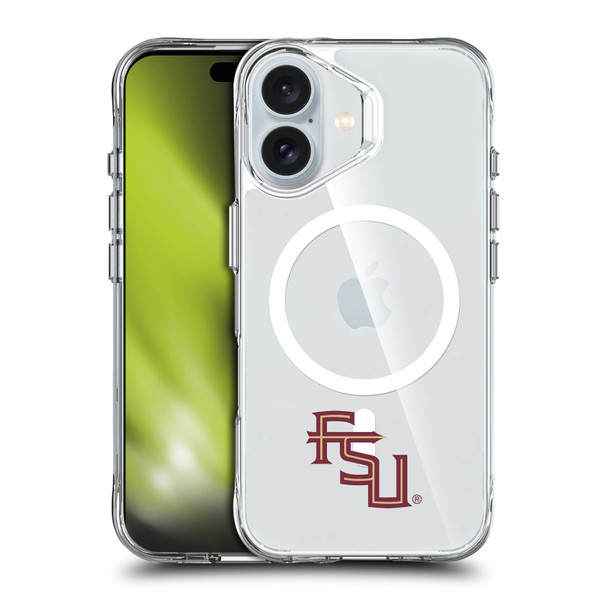 Florida State University FSU Florida State University Minimalist SHOCKPROOF BUMPER CASE COMPATIBLE WITH Apple iPhone 16 & MAGSAFE Florida State University FSU Florida State University Minimalist SHOCKPROOF BUMPER CASE COMPATIBLE WITH Apple iPhone 16 & MAGSAFE
