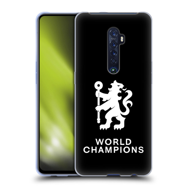 Chelsea Football Club 2025 World Champions Lion Soft Gel Case for OPPO Reno 2