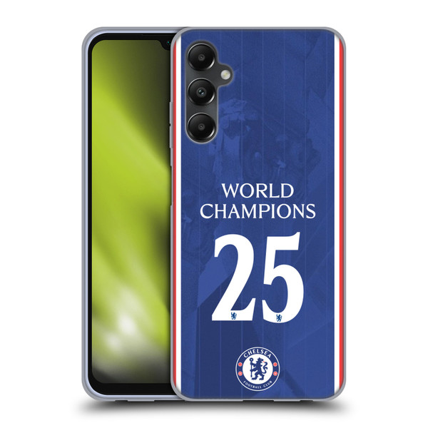 Chelsea Football Club 2025 World Champions Home Kit Soft Gel Case for Samsung Galaxy A05s