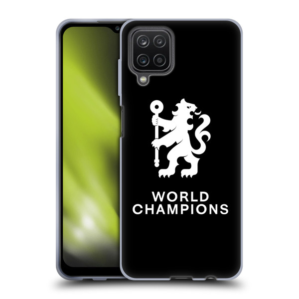 Chelsea Football Club 2025 World Champions Lion Soft Gel Case for Samsung Galaxy A12 (2020)