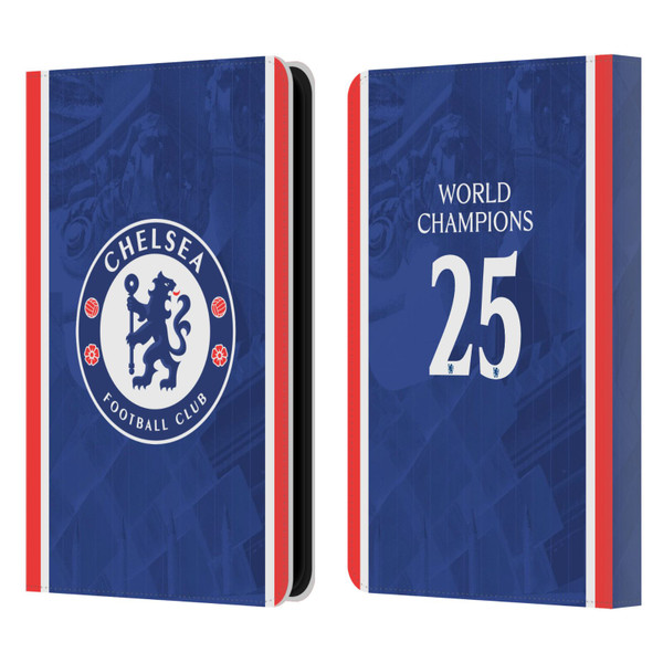 Chelsea Football Club 2025 World Champions Home Kit Leather Book Wallet Case Cover For Amazon Kindle Paperwhite 5 (2021)