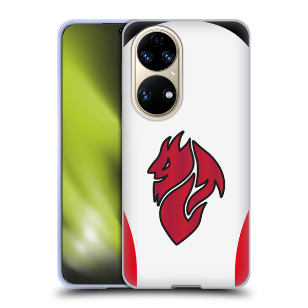 AC Milan 2025/26 Crest Kit Away Soft Gel Case for Huawei P50