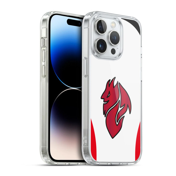 AC Milan 2025/26 Crest Kit Away Soft Gel Case for Apple iPhone 14 Pro & MagSafe