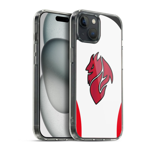 AC Milan 2025/26 Crest Kit Away Soft Gel Case for Apple iPhone 15 Plus & MagSafe