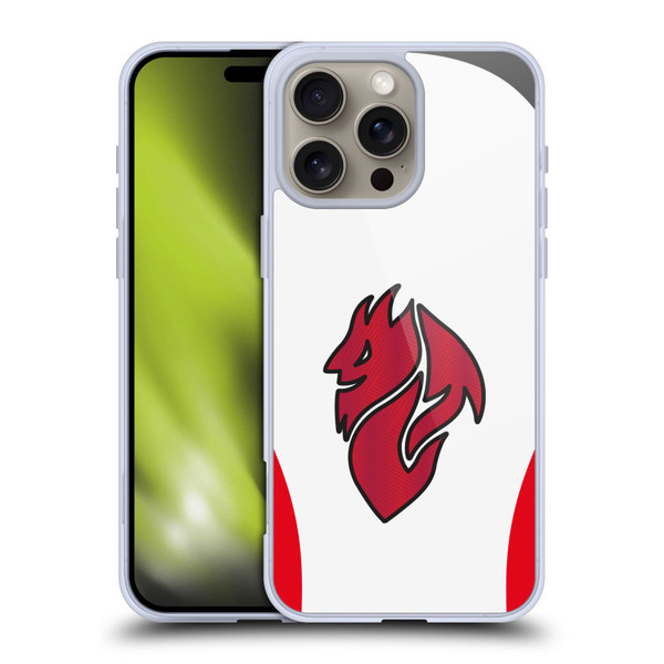 AC Milan 2025/26 Crest Kit Away Soft Gel Case for Apple iPhone 16 Pro Max