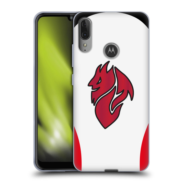 AC Milan 2025/26 Crest Kit Away Soft Gel Case for Motorola Moto E6 Plus