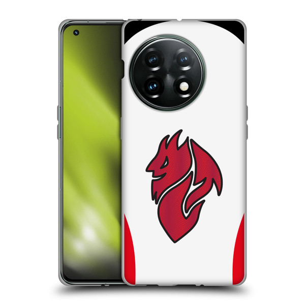 AC Milan 2025/26 Crest Kit Away Soft Gel Case for OnePlus 11 5G
