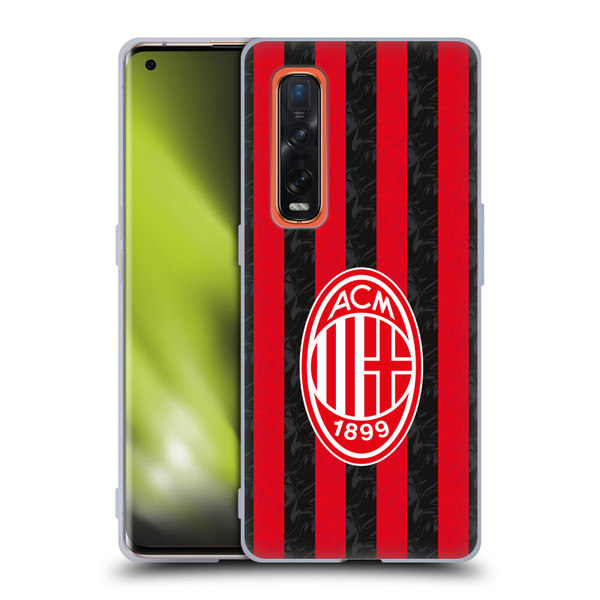 AC Milan 2025/26 Crest Kit Home Soft Gel Case for OPPO Find X2 Pro 5G AC Milan 2025/26 Crest Kit Home Soft Gel Case for OPPO Find X2 Pro 5G