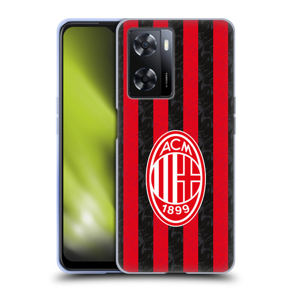 AC Milan 2025/26 Crest Kit Home Soft Gel Case for OPPO A57s