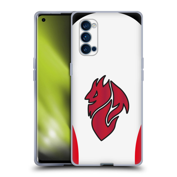 AC Milan 2025/26 Crest Kit Away Soft Gel Case for OPPO Reno 4 Pro 5G