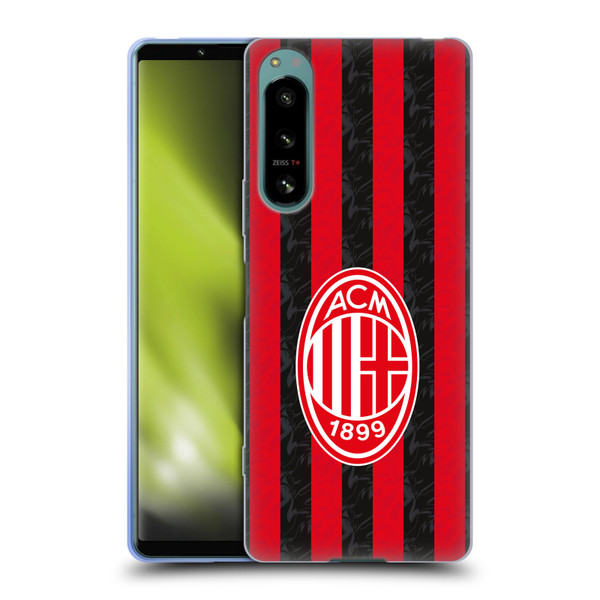 AC Milan 2025/26 Crest Kit Home Soft Gel Case for Sony Xperia 5 IV