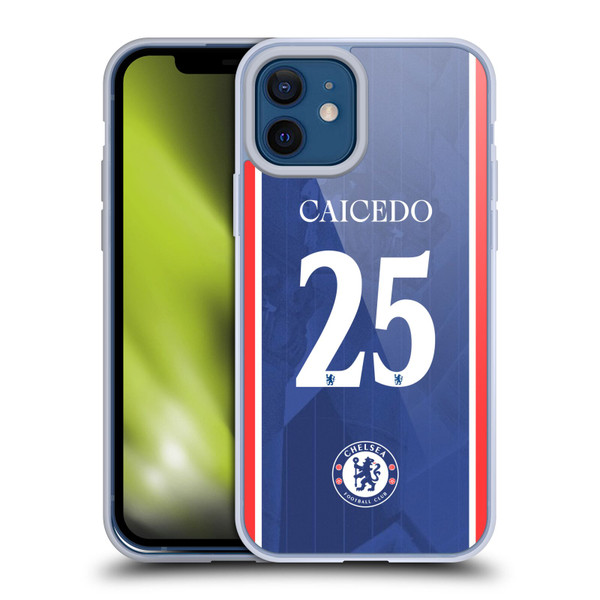 Chelsea Football Club 2025/26 Players Home Kit Moisés Caicedo Soft Gel Case for Apple iPhone 12 / iPhone 12 Pro Chelsea Football Club 2025/26 Players Home Kit Moisés Caicedo Soft Gel Case for Apple iPhone 12 / iPhone 12 Pro