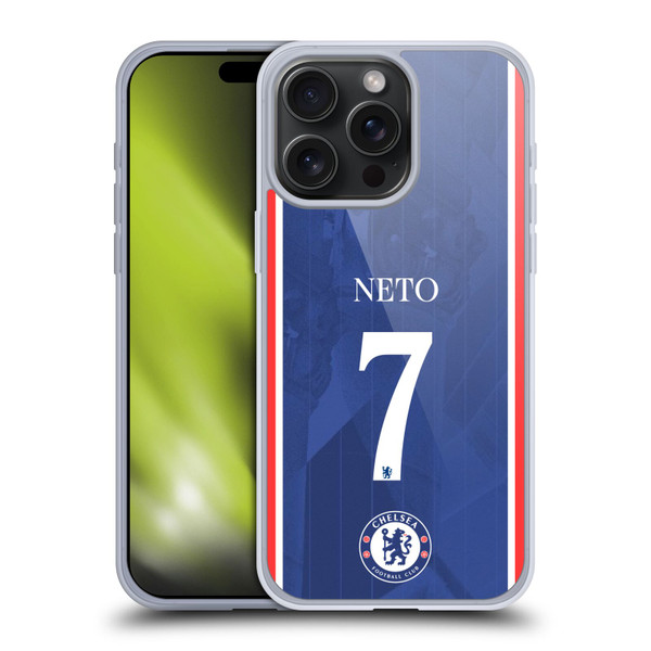 Chelsea Football Club 2025/26 Players Home Kit Pedro Neto Soft Gel Case for Apple iPhone 15 Pro Max Chelsea Football Club 2025/26 Players Home Kit Pedro Neto Soft Gel Case for Apple iPhone 15 Pro Max