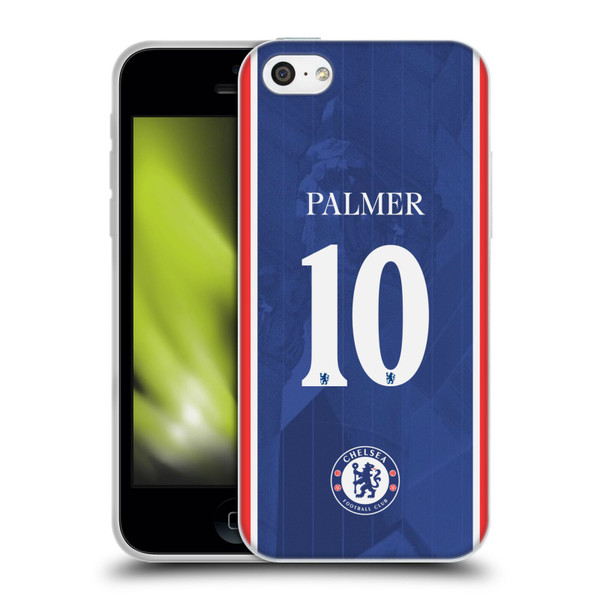 Chelsea Football Club 2025/26 Players Home Kit Cole Palmer Soft Gel Case for Apple iPhone 5c